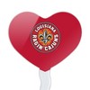 University of Louisiana at Lafayette Primary Logo Heart Love Cupcake Picks Toppers Decoration Set of 6 - 2 of 4