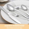 Itopfox 30-Piece Silverware Set for 6, Premium Stainless Steel Flatware, Mirror Polished Cutlery Set, Durable Kitchen Tableware, Includes Fork Spoon - 4 of 4