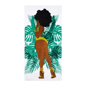 Pardon My Fro Cotton Beach Towel - 1 of 3