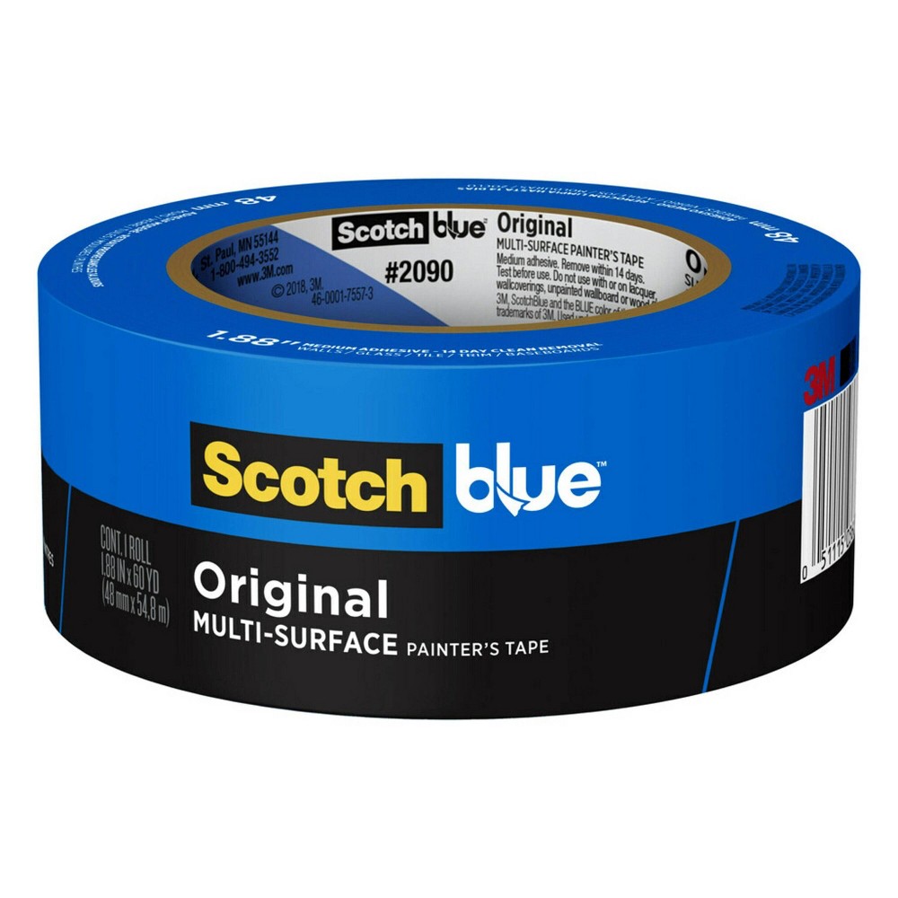 UPC 051115036835 product image for Scotch-Blue Original Multi-Surface Painter's Tape 1.88'' x 60yd: Adhesive Maskin | upcitemdb.com