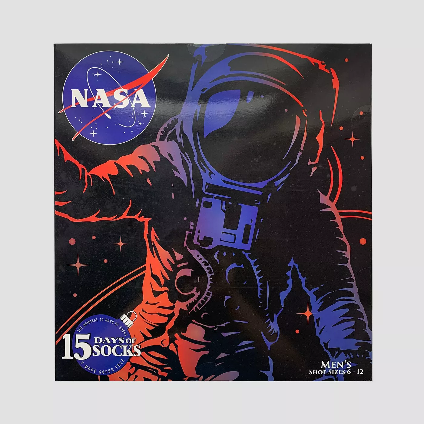 Men's NASA 15 Days of Socks Advent Calendar - Assorted Colors One Size - image 2 of 4