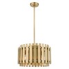 Livex Lighting Greenwich 4 - Light Chandelier in  Natural Brass - 3 of 4