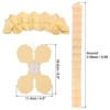 Unique Bargains Paper Reusable Streamers Party Wedding Backdrop Hanging Decoration Four-Leaf Garlands 6 Pcs - 2 of 4