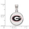 Black Bow Jewelry Sterling Silver Georgia Bulldogs NCAA Medium Pendant - 2 of 3