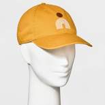 Abstract Shapes Baseball Hat - Golden Yellow