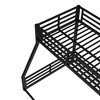 Kumasinova Metal Bunk Bed,Heavy Duty Floor Bunk Bed with Ladder,High Guardrail for Kids,Adults,School,Bedroom,Noise Reduced - 4 of 4