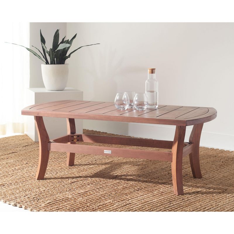 Payden Outdoor Coffee Table - Natural - Safavieh., 3 of 10