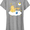 Women's - Care Bears - Hanukkah Menorah on Cloud Short Sleeve Graphic T-Shirt - 2 of 4