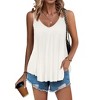 Zeagoo Women's Loose Tank Tops Flowy Backless Camis Tanks Sleeveless Shirts - 4 of 4