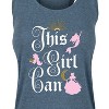 Women's - Disney Princess - This Girl Can Graphic Racerback Tank - 2 of 4