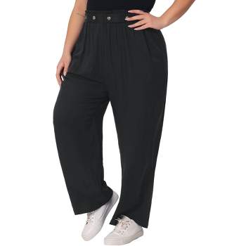 ToBeInStyle Women's Low Rise Sweatpants w/Fold-Over Waistband (3X, Black) :  : Clothing, Shoes & Accessories