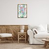 Stupell Industries Pastel Joyful Bouquet Black Framed Floater Canvas Wall Art - 2 of 4