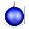 Vickerman Periwinkle Ball Ornament - 2 of 4