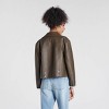 Women's Faux Leather Biker Jacket - Wild Fable™ - 2 of 4