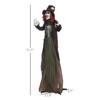 SEVOBAL Party Decorations and Accessories 6' Animated Zombie Halloween Prop with Sound and Motion for Haunted House, Multicolor, 44.5"*25.2"*71.7" - 4 of 4