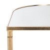 Nevin Accent Table - FOX2532A - Gold/Mirror - Safavieh Couture - 3 of 4