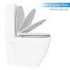 CuisinSmart Toilet Seat with Built-In Potty Training Seat, Toilet Seat with Toddler Seat, Magnetic Kids Toilet Seat - 2 of 4