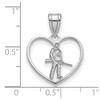 Black Bow Jewelry Sterling Silver West Virginia Mountaineers NCAA Pendant - 3 of 4