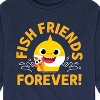 Boys' - Baby Shark - Fish Friends Forever Long Sleeve Graphic T-Shirt - 2 of 4