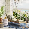 78"x24" Woven Outdoor Chaise Lounge Cushion - Threshold™ - 2 of 4