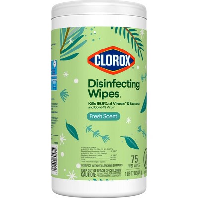 Clorox Disinfecting Wipes - Fresh Scent - 75ct