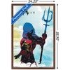 Trends International DC Comics Movie - Aquaman - Arthur Silhouette Framed Wall Poster Prints - 3 of 4