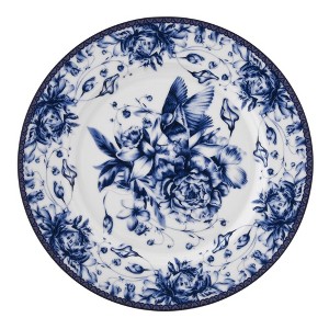 DUKA 11-Inch Floral Salad Plate Set of Six - 1 of 2