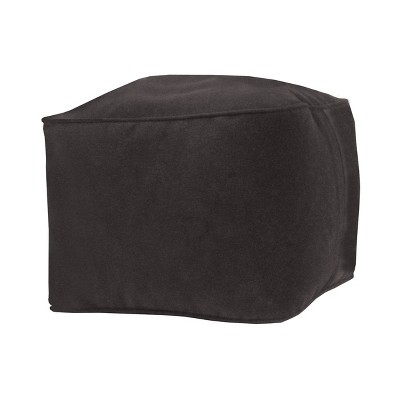 Square Ottoman Black - Gold Medal