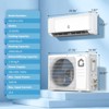 SEER 19 18000BTU 230V Mini Split Air Conditioner | Energy-Efficient Inverter AC System with WiFi, Remote Control & Easy Installation Kit - 3 of 4