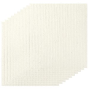 Unique Bargains Washable Reusable No Odor Lint Free Absorbent Cellulose Sponge Dish Cloth 7" x 8" - 1 of 4