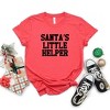 The Juniper Shop Santa's Little Helper Words Toddler Short Sleeve Tee - 2 of 3
