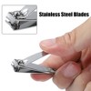 Unique Bargains 1 Set  Manicure Set Professional Nail Clippers Kit Travel Nail Clippers Manicure Kit Stainless Steel - 3 of 4