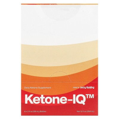 Ketone-IQ Classic Multiserving, 6 Bottles, 2 fl oz (59 ml) Each