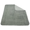 Arlee Home & Pet Waterproof Soft Plush Reversible Furniture Protector Dog and Cat Blanket - 60" x 70" - Charcoal Gray - 2 of 4