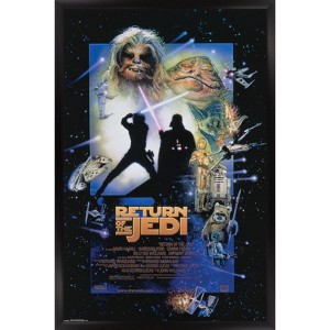 Trends International 24X36 Star Wars: Return of the Jedi - One Sheet 1 Framed Wall Poster Prints - 1 of 4