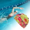 Unique Bargains Nylon Pleated Style Swimming Cap 1Pc - 2 of 4