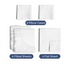 100% Cotton 400 Thread Count 4 Piece Sheet Set - Soft & Cozy Sateen Bed Sheets - CGK Linens - 3 of 4