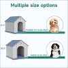 Yardgrace Outdoor Dog House Weatherproof with Air Vents and Elevated Floor - 4 of 4