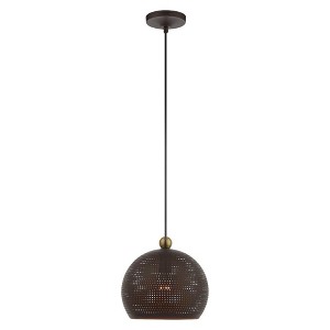 Livex Lighting Dublin 1 - Light Pendant in  Bronze - 1 of 1