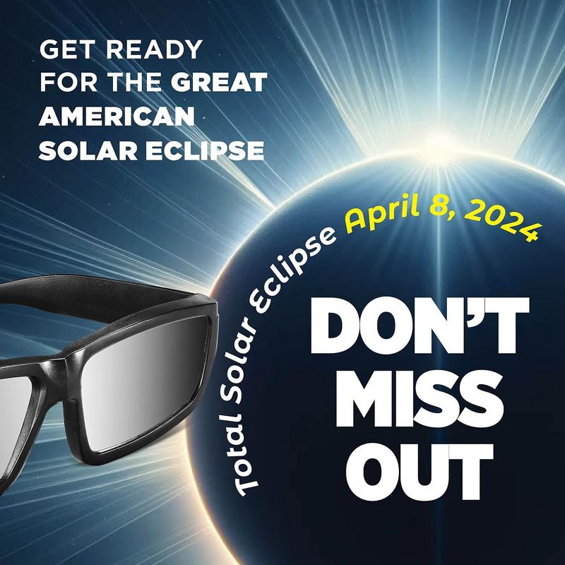 Solar Eclipse Glasses 6 pack 2024 CE and ISO Certified 2024 Safe Shades for Direct Sun Viewing - MedicalKingUsa, 4 of 7