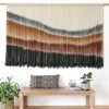 Aoibox Large-Scale Tie-Dye Macrame Wall Hanging Tapestry for Living Room Home Decor 57" W x 35" L - 3 of 4