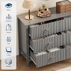 Modern Fluted Dresser, 3/5/6/7 Drawer Wood Dresser for Bedroom, Modern Chest of Drawers, Storage Organizer Cabinet for Living Room, Entryway - 3 of 4