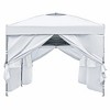 Maggift Canopies and Gazebos, Instant Setup Shade for Camping, Parties or Outdoor Events, Easy to Set Up and Take Down, White, 230.4"*116.4"*111.6" - 3 of 4