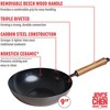 Joyce Chen Classic Series Carbon Steel Preseasoned Stir Fry Pan - 3 of 4