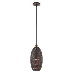 Livex Lighting Dublin 1 - Light Pendant in  Bronze - 1 of 1