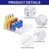 Unique Bargains Refrigerator Self-Pushing Width-Adjustable Beverage Drink Organizer Black - 3 of 4