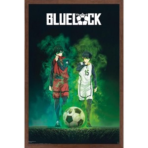 Trends International Blue Lock - Isagi v Rin Framed Wall Poster Prints - 1 of 4