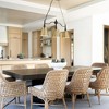 BAOURE 3-Light Kitchen Island Lighting, 31.3" Gold Farmhouse Chandelier with flared Shades, Adjustable Height Dining Room Light Fixture Over Table Bar - 3 of 4