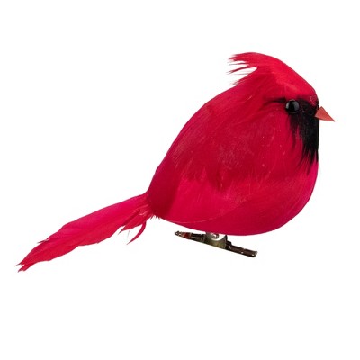 Northlight 5" Red Cardinal Bird Clip-On Christmas Ornament