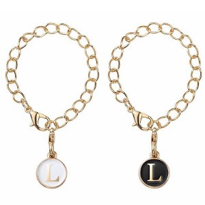 Swtroom Letter Charm Accessories Name ID Charms for Cup Handle 2Pcs - 1 of 4